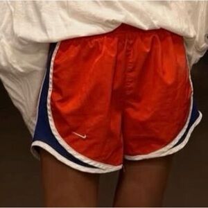 Nike Red and Blue Athletic Shorts